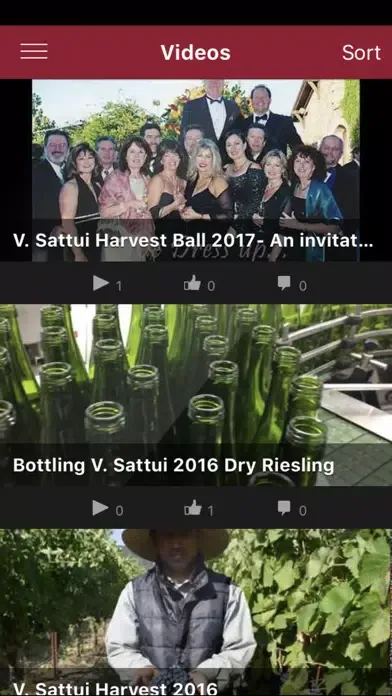 Captures d'écran de V. Sattui Winery