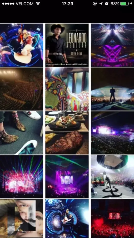 Capturas de tela do Pepe Aguilar App