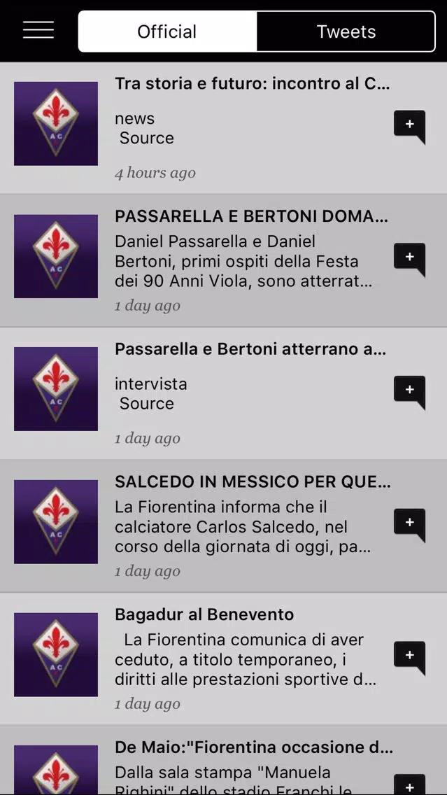ACF Fiorentina-Violachannel.tv স্ক্রিনশট