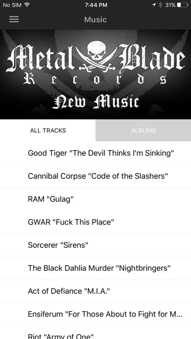 Metal Blade Records 스크린샷