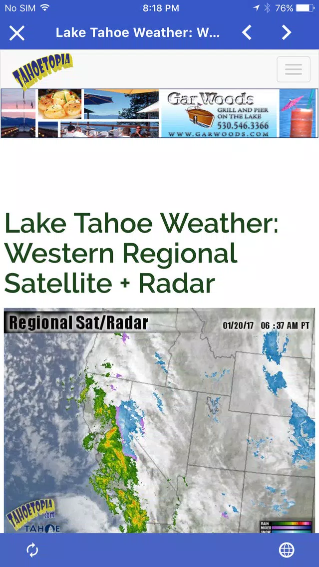 Lake Tahoe App - Tahoe TV स्क्रीनशॉट