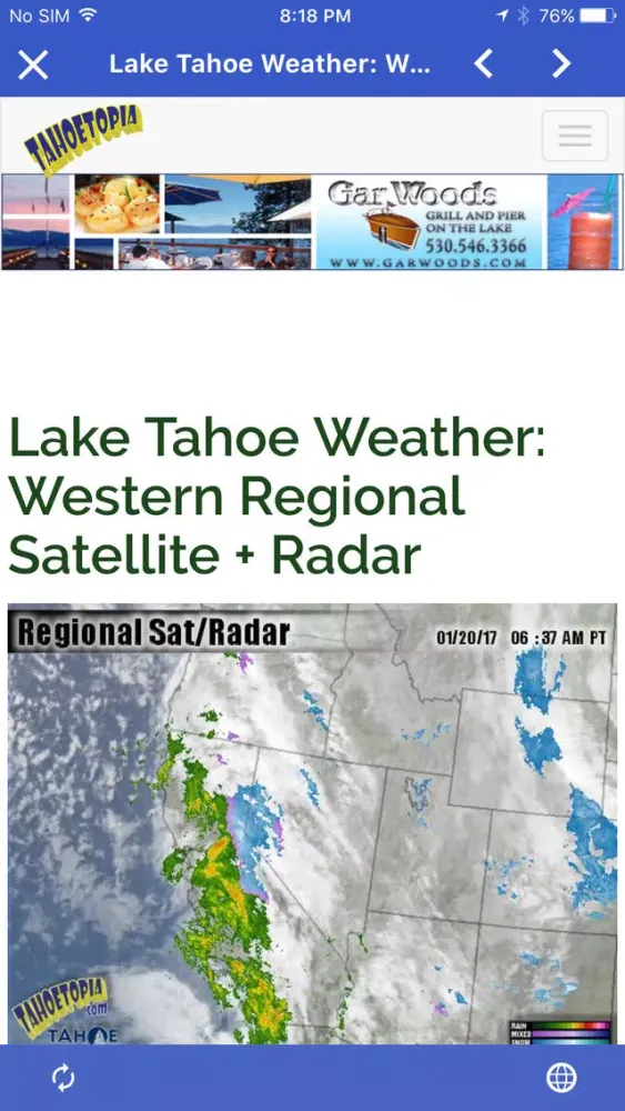 Lake Tahoe App - Tahoe TV應用截圖