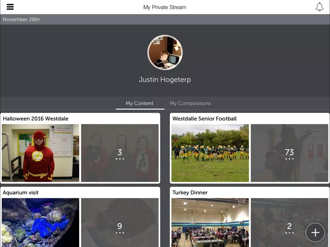 Screenshot di fluidmedia iPad 