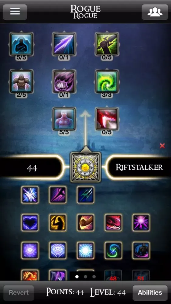 Ảnh chụp màn hình của Rift Soul Calculator