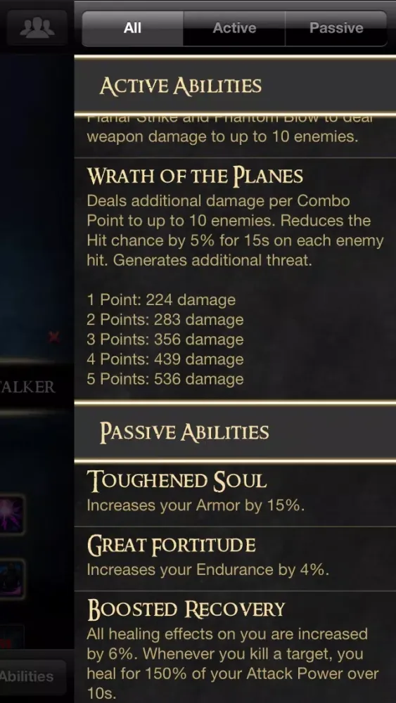 Ảnh chụp màn hình của Rift Soul Calculator