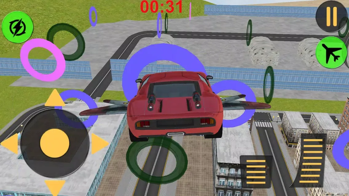 Flying Muscle Car simulator سکرین شاٹس