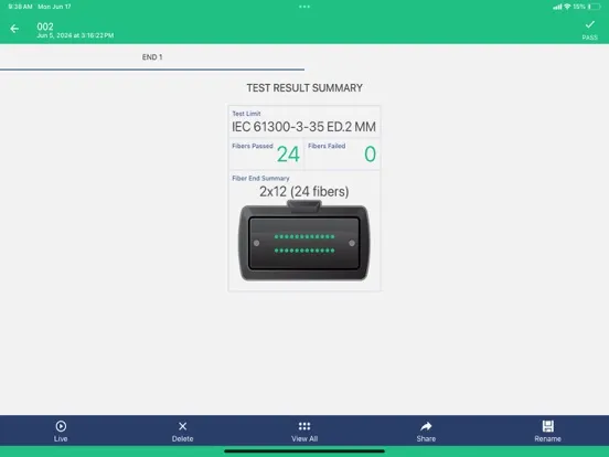 Fluke FIIN Inspection App iPad 应用截图