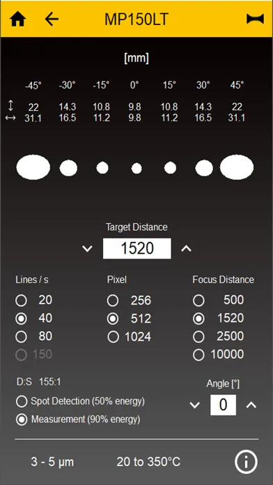 Capturas de pantalla de Spot Size Calculator