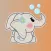 Cute Elephant Stickers - Kiana