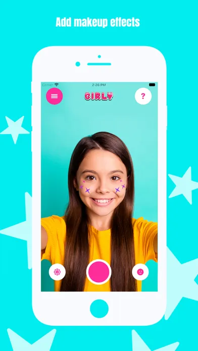 Funny face for kids girl Girly Screenshots