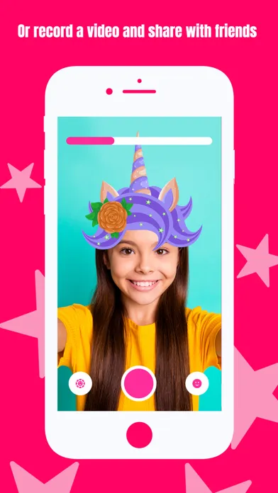 Funny face for kids girl Girly Screenshots