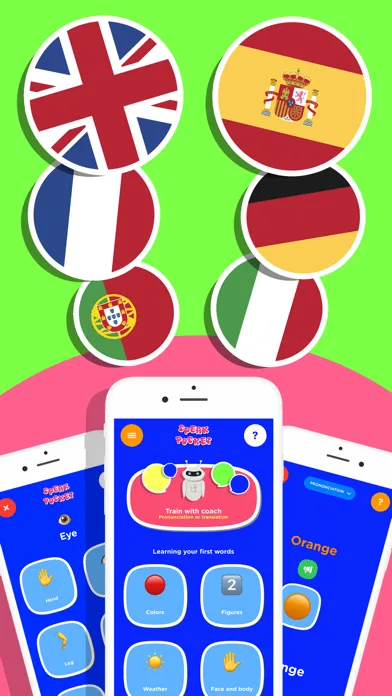 Spanish for kids, Speak Pocket سکرین شاٹس