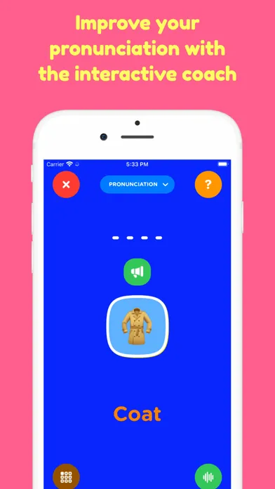Spanish for kids, Speak Pocket سکرین شاٹس