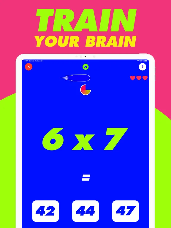 Captures d'écran de Math games for kids, Speeder iPad 