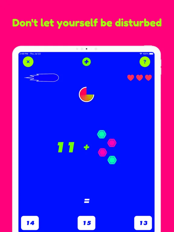 Captures d'écran de Math games for kids, Speeder iPad 