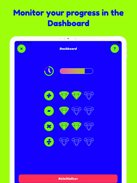Captures d'écran de Math games for kids, Speeder iPad 
