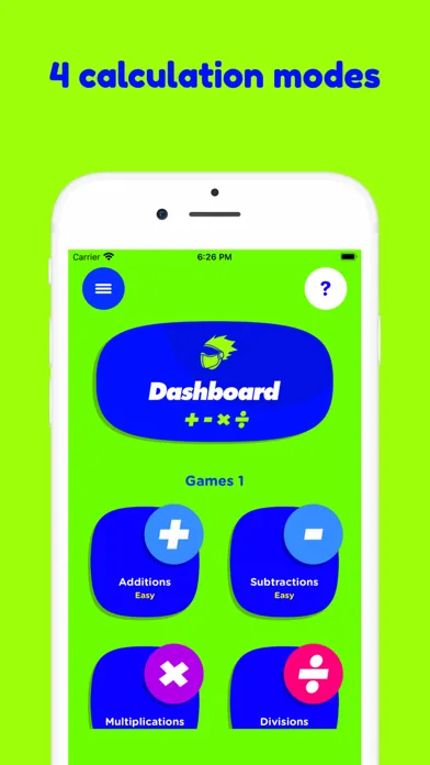Captures d'écran de Math games for kids, Speeder