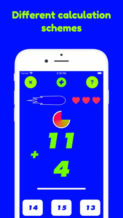 Captures d'écran de Math games for kids, Speeder