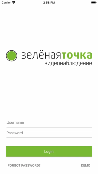Capturas de tela do Видеонаблюдение Зелёная точка