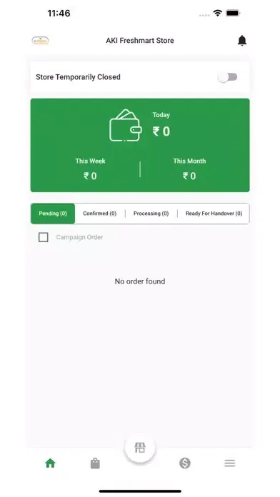 AKI Fresh Vendor Ekran Görüntüleri