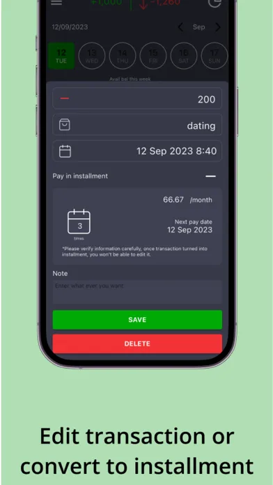 Money Flow Recorder Screenshots