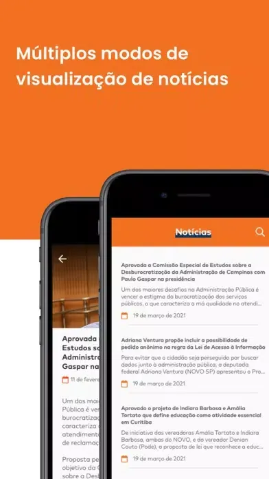 Ảnh chụp màn hình của Partido Novo 30