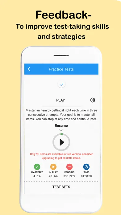 Ảnh chụp màn hình của uCertifyPrep PMP