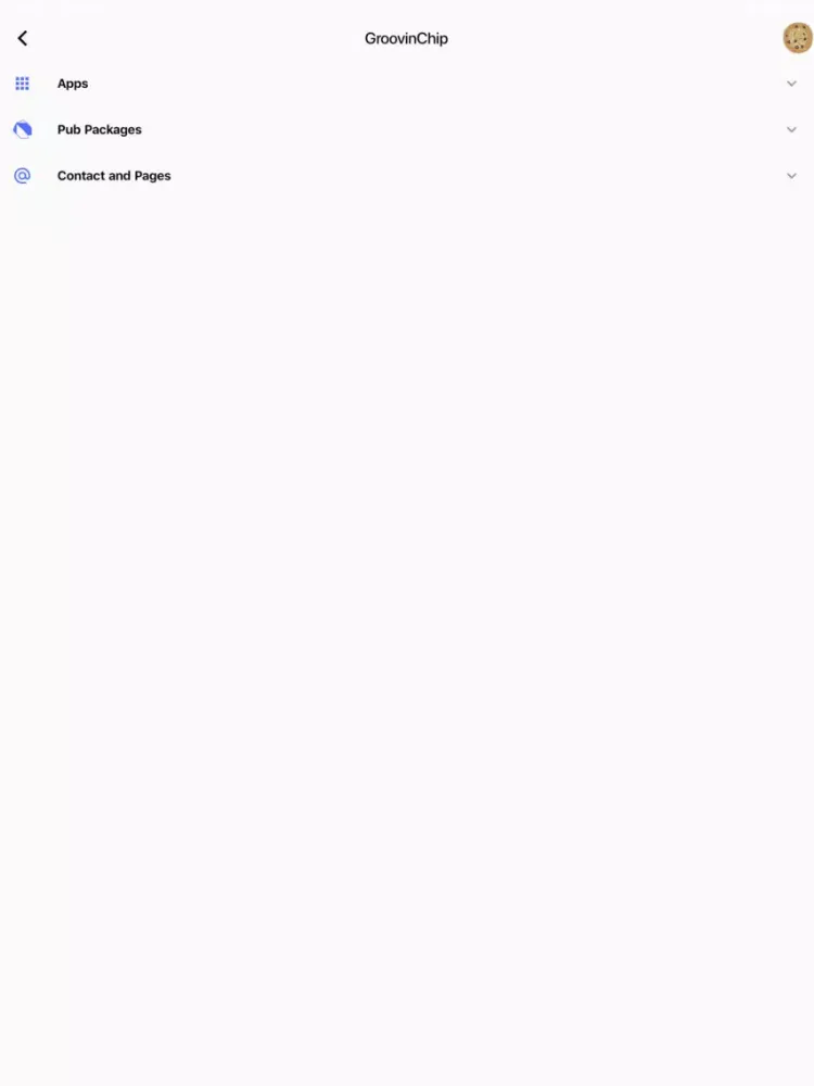 ภาพหน้าจอของ Flutter Developers iPad 