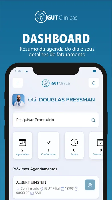 Tangkapan skrin iGUT Clinicas