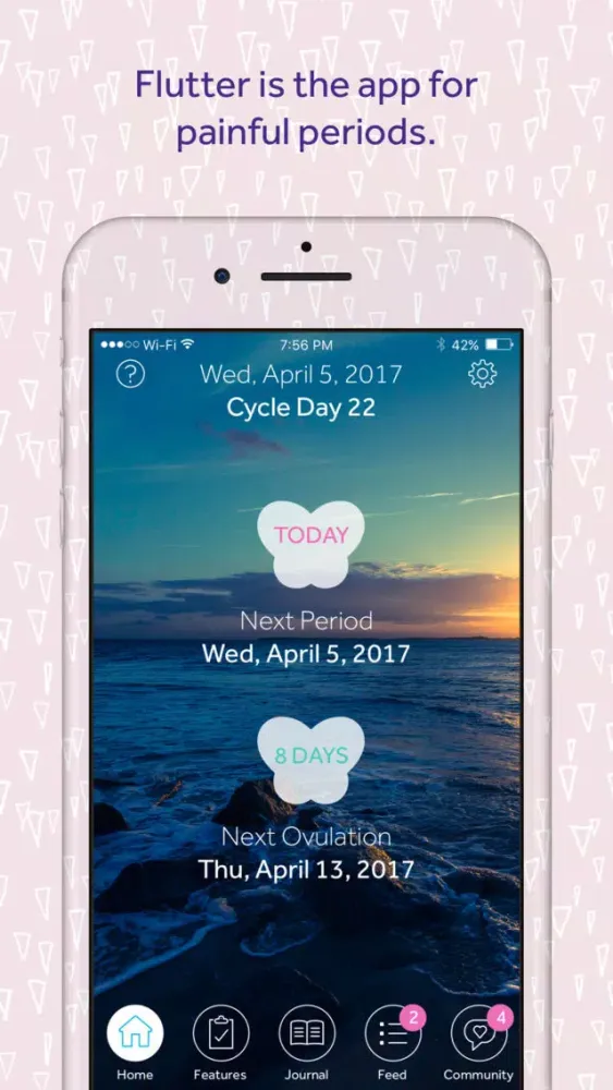 Flutter - Period Tracker and Endometriosis Journal应用截图