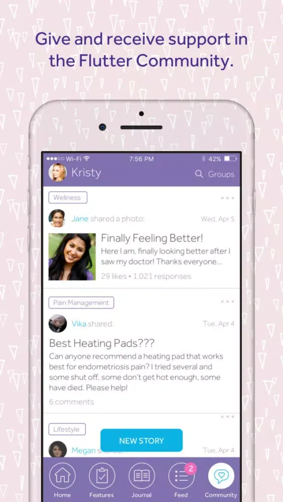 Flutter - Period Tracker and Endometriosis Journal应用截图