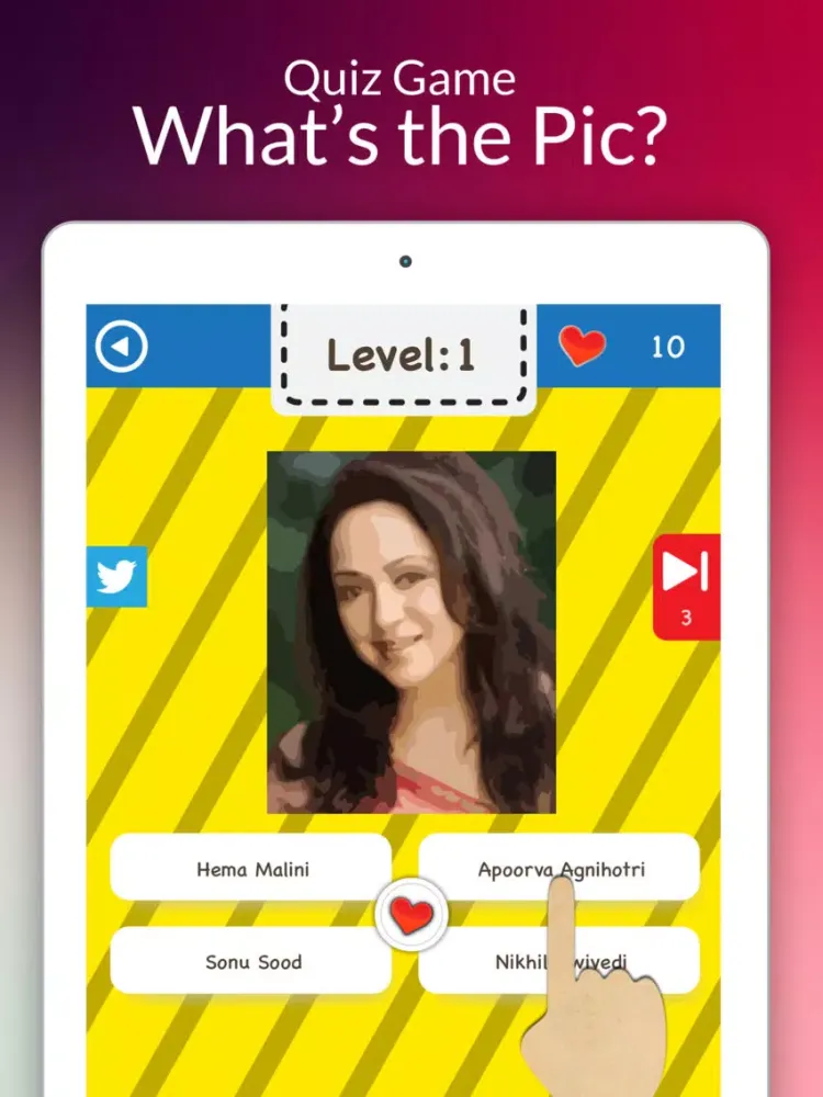 Indian Celeb Guess - The Favorite Film Actor Actress iPad  Screenshots