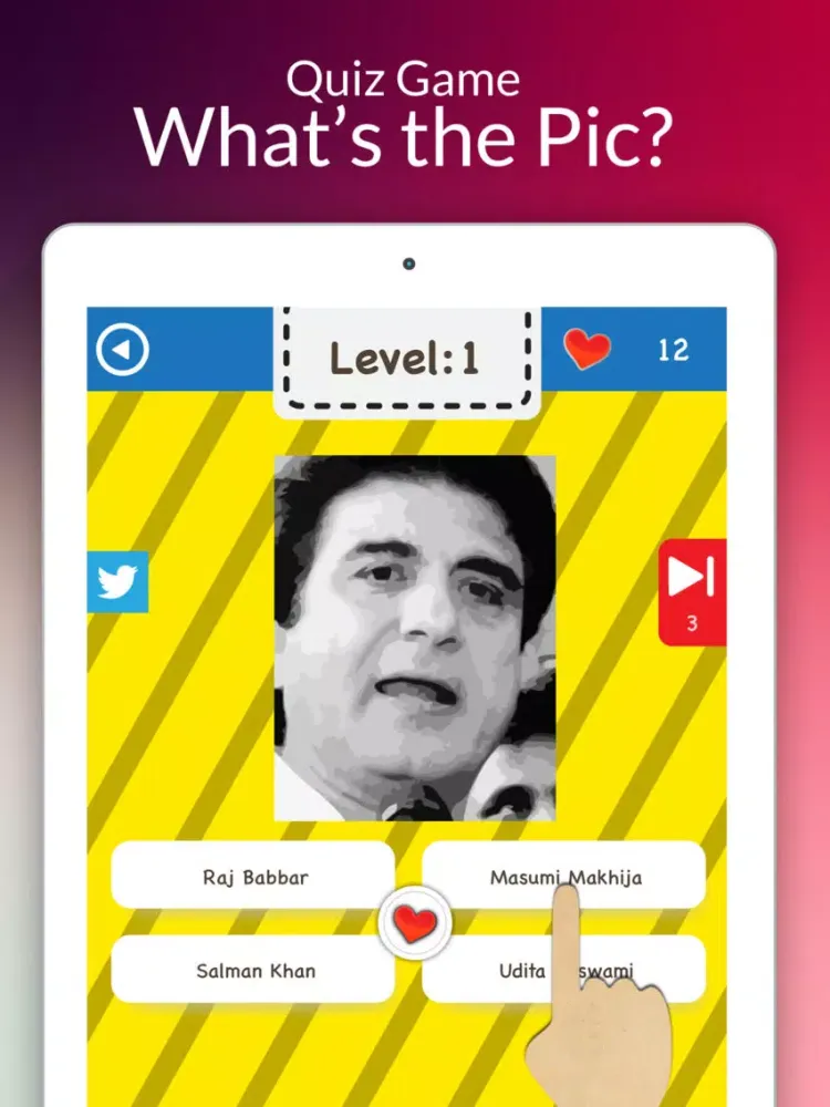 Indian Celeb Guess - The Favorite Film Actor Actress iPad  Screenshots