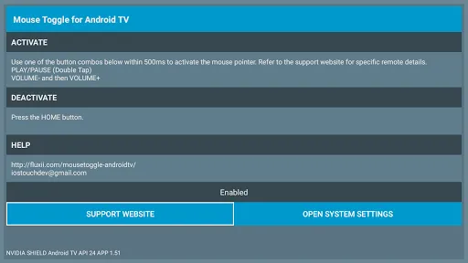 Mouse Toggle for Android TV应用截图
