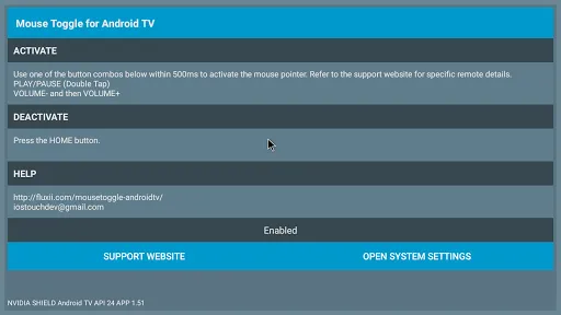 Mouse Toggle for Android TV应用截图