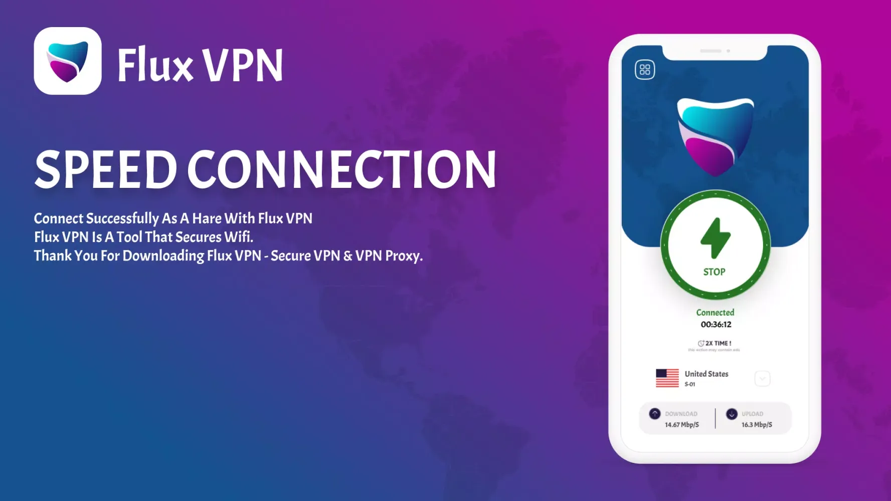 Flux VPN Screenshots