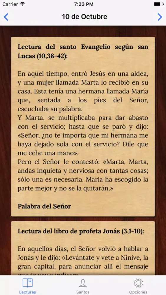 ภาพหน้าจอของ Palabra del Señor