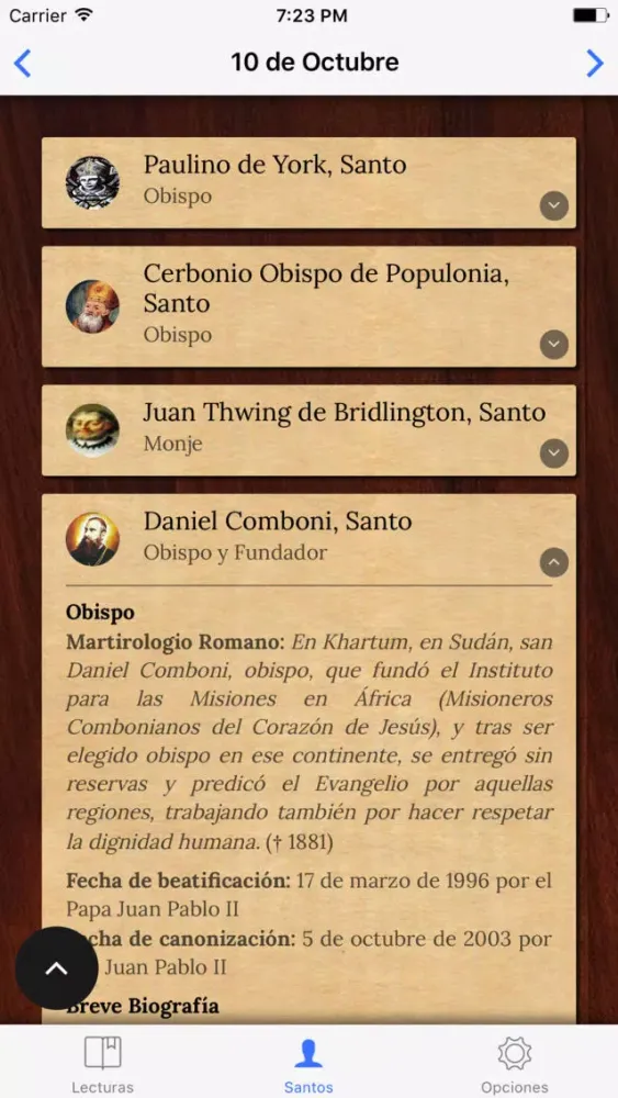 ภาพหน้าจอของ Palabra del Señor