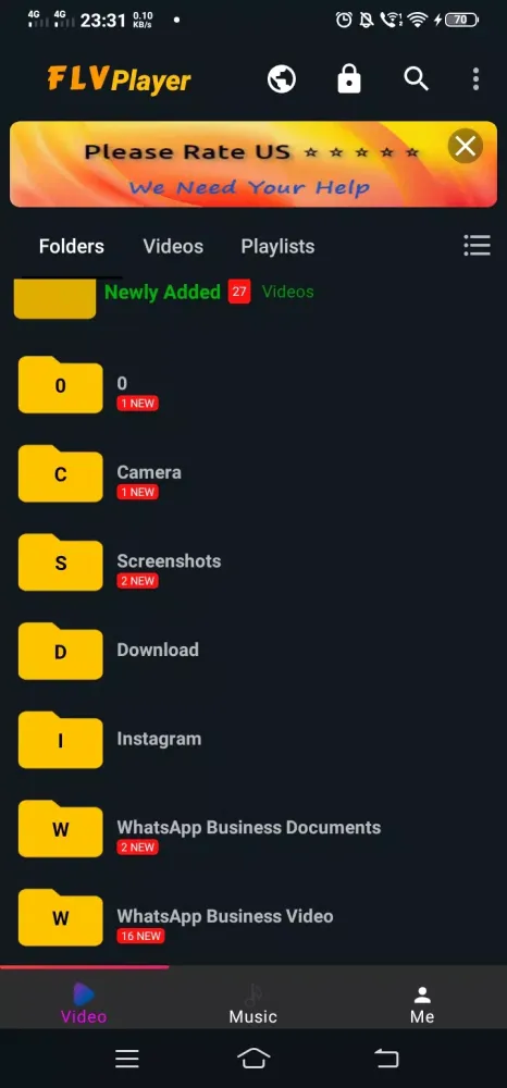 تصاویر FLV Player - Media Player App