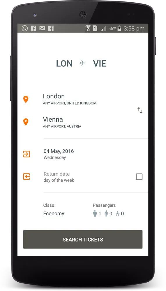 Fly Europe - Cheap flights Screenshots