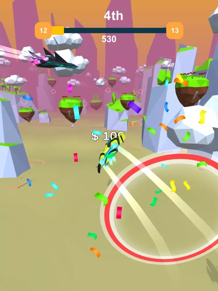 Rush Plane: Fly Race Simulator iPad  سکرین شاٹس