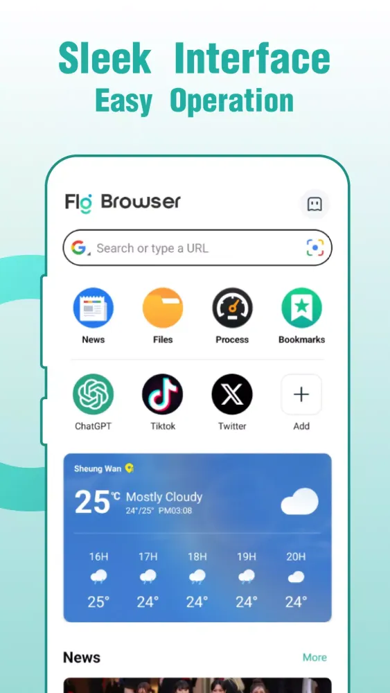 Fly Browser-Search & Private سکرین شاٹس