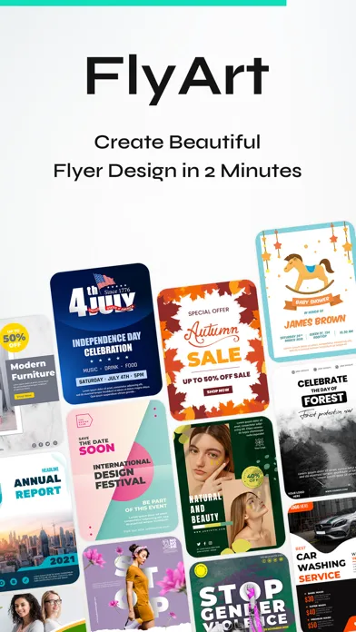 Captures d'écran de FlyArt - Flyer Creator