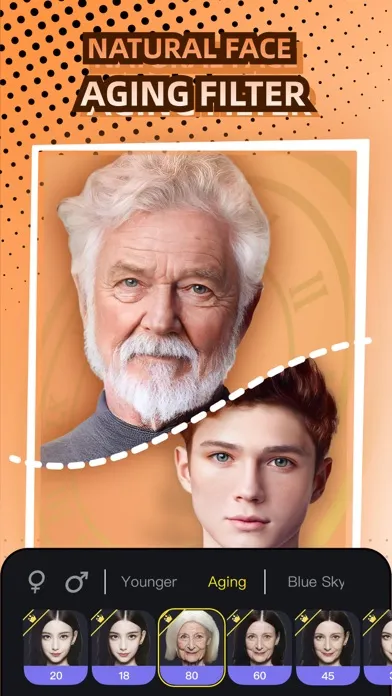 Ảnh chụp màn hình của Clicam - Hairstyle, Aging