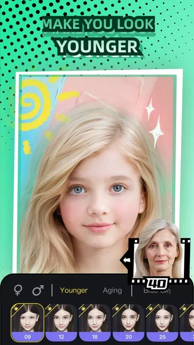 Ảnh chụp màn hình của Clicam - Hairstyle, Aging