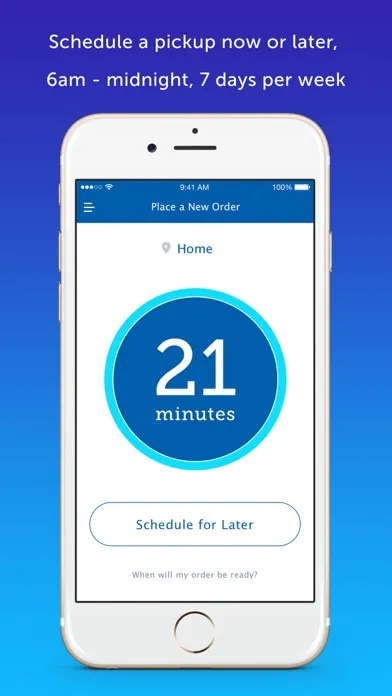 Tangkapan layar FlyCleaners Laundry On-Demand