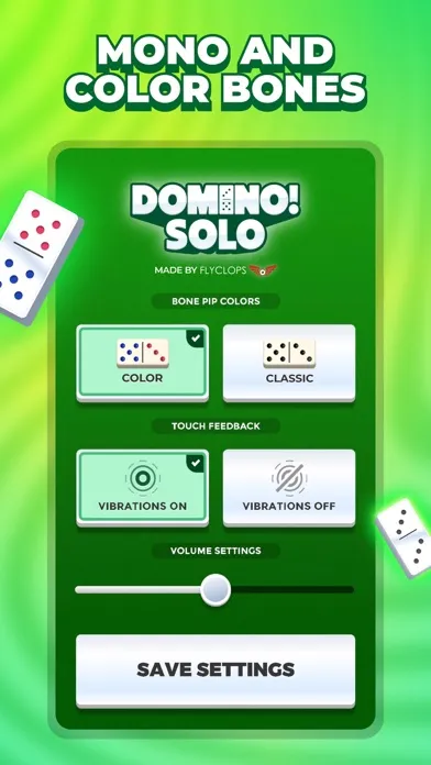 Captures d'écran de Domino! Solo