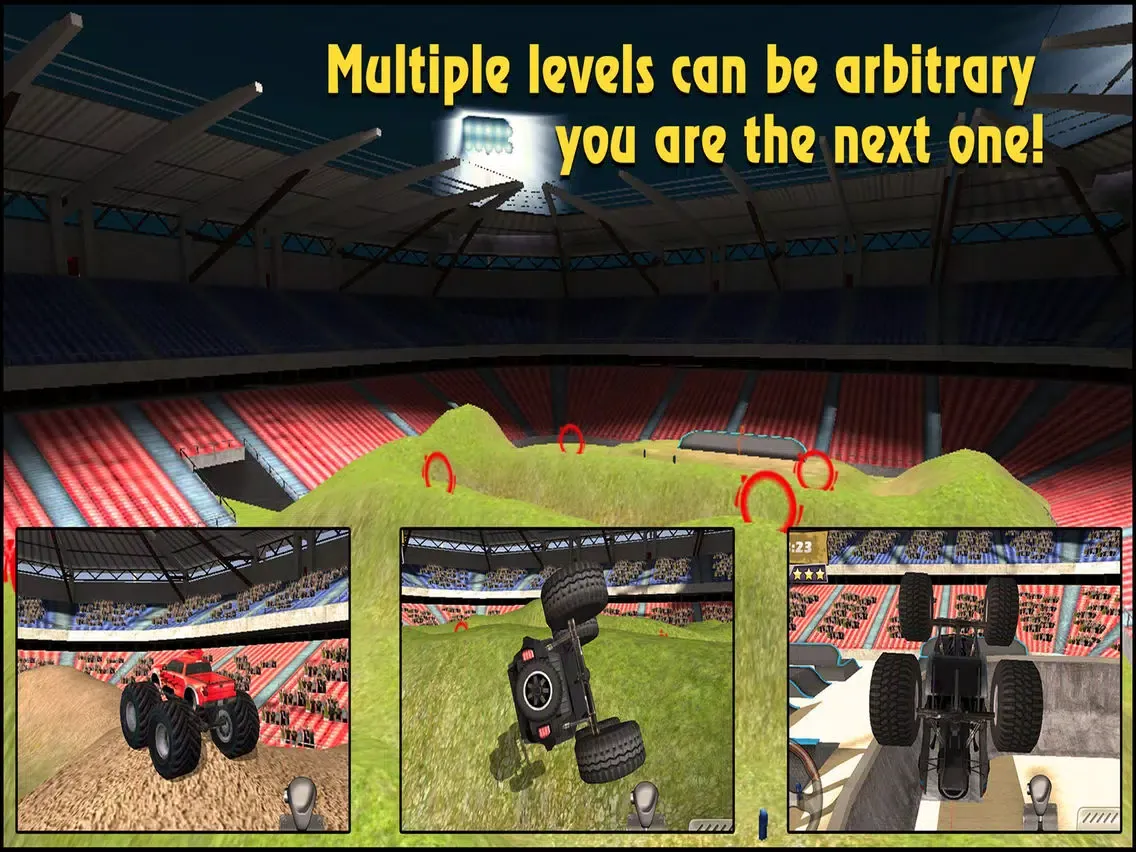 ภาพหน้าจอของ Monster Truck – An Exciting Monster Truck 3D Game iPad 