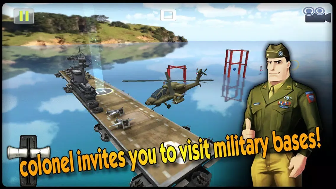 Emergency Landing - Helicopter Landing Simulation Ekran Görüntüleri