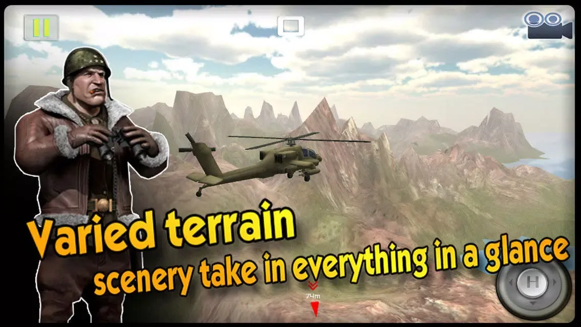 Emergency Landing - Helicopter Landing Simulation Ekran Görüntüleri